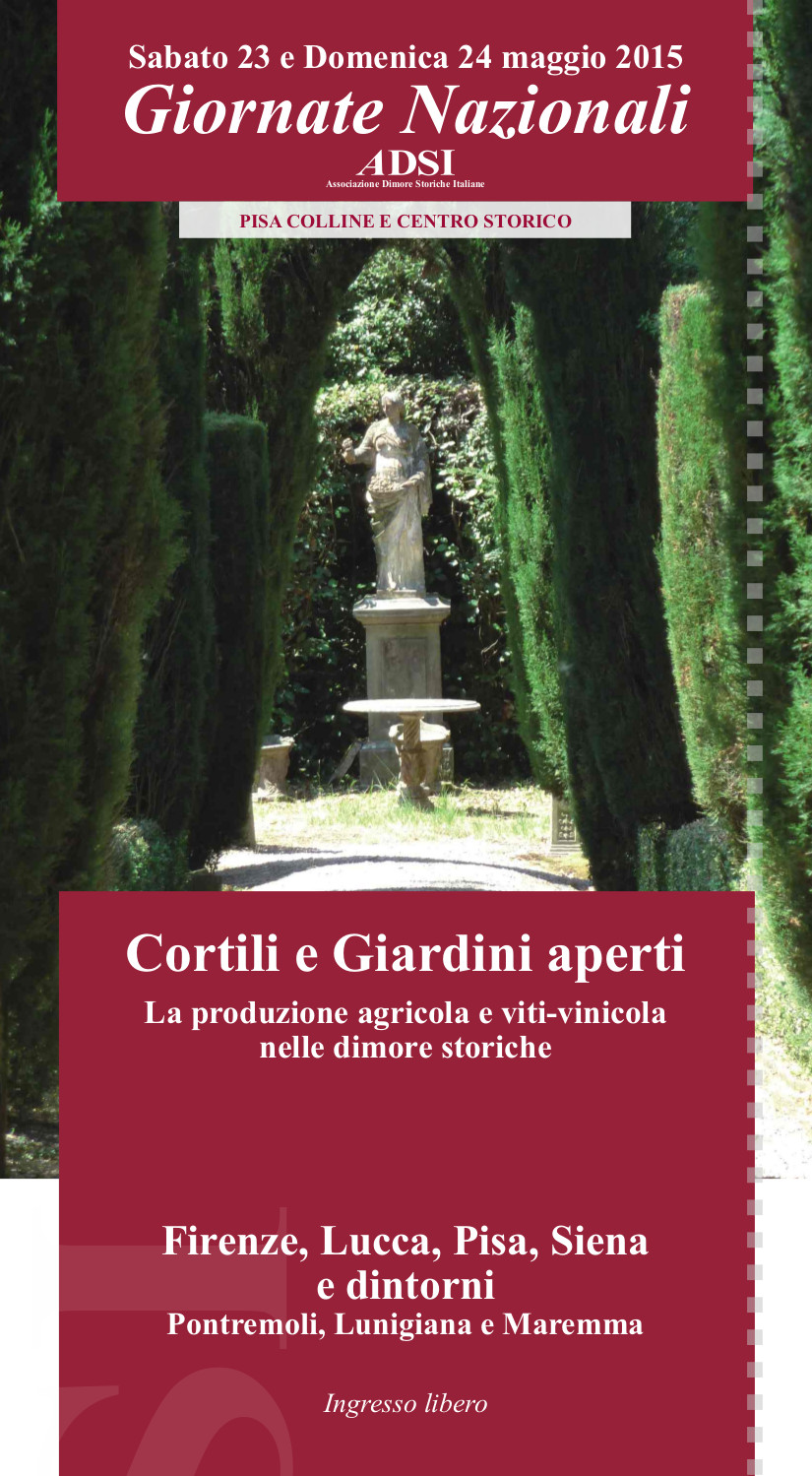 Erbe, profumi e racconti dei giardini nascosti: i giardini di Pisa