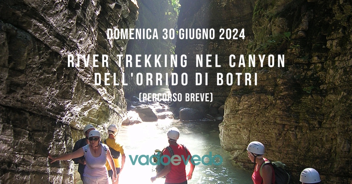 River Trekking nel Canyon dell'Orrido di Botri (percorso breve)