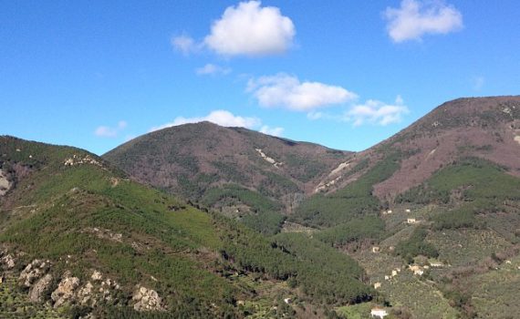 La Valle Buia a Calci sul Monte Pisano.